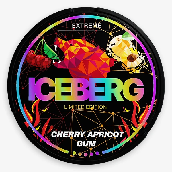 Iceberg Cherry Apricot Gum 50mg - SnusMe.com