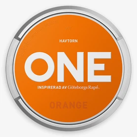One Orange White Portion