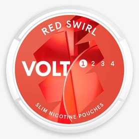 VOLT Red Swirl Slim All White
