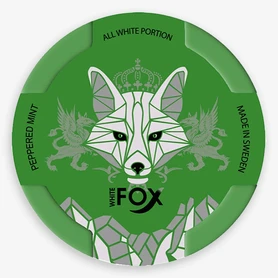 White Fox Peppered Mint Slim All White