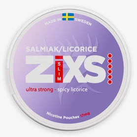 ZIXS Salmiak Licorice Ultra Strong