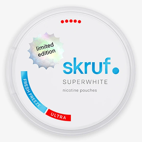 Skruf Superwhite Fresh Freeze Ultra Strong